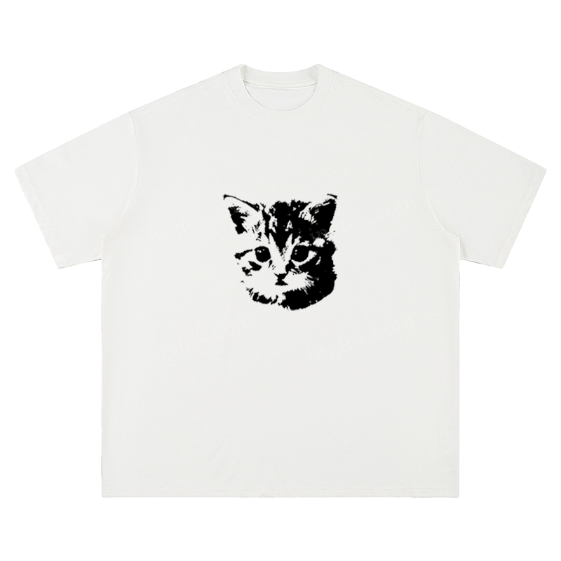 Cute Kitten Graphic - Unisex Fit Short Sleeve T - Shirt