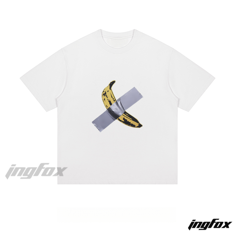 Banana & Tape Art - Loose Fit Short Sleeve T-Shirt