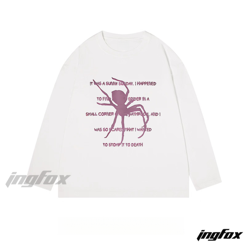 Spider - Themed Classic Cotton Long Sleeve Tee