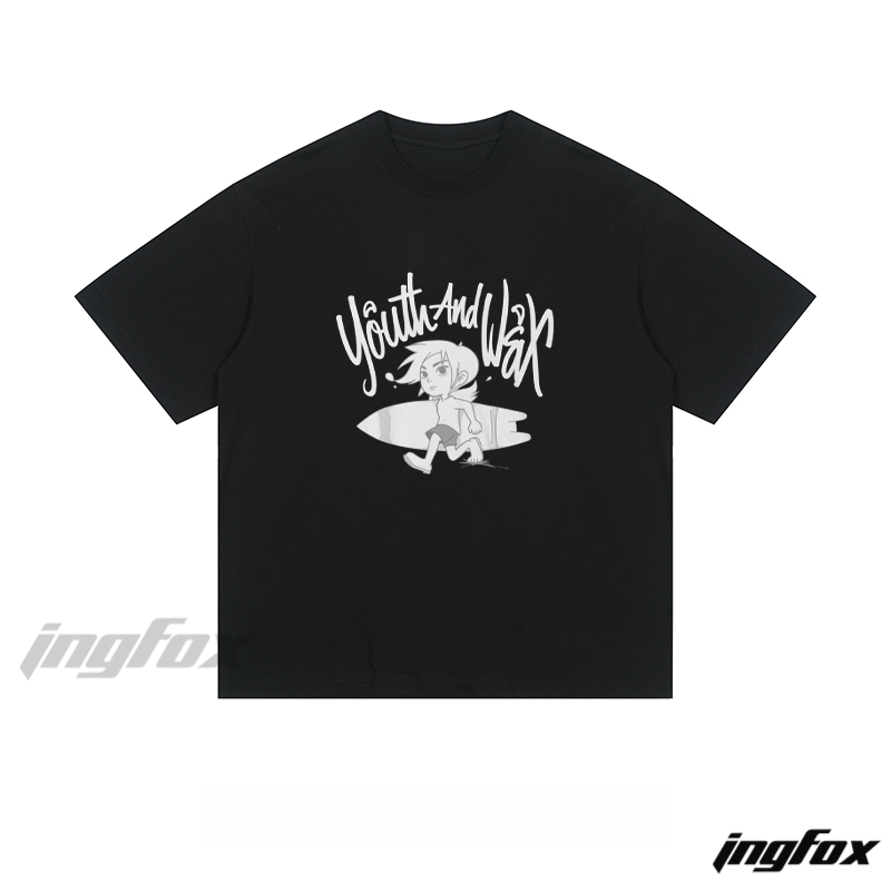 Youth And Wax Cartoon - Loose Fit Short Sleeve T-Shirt