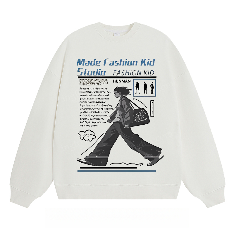 Made Fashion Kid - Classic Unisex Fit Crewneck Sweatshirt