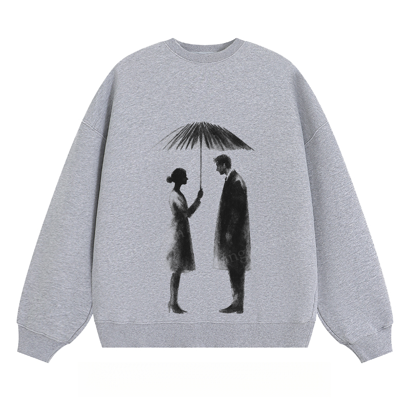 Umbrella Couple - Classic Unisex Fit Crewneck Sweatshirt