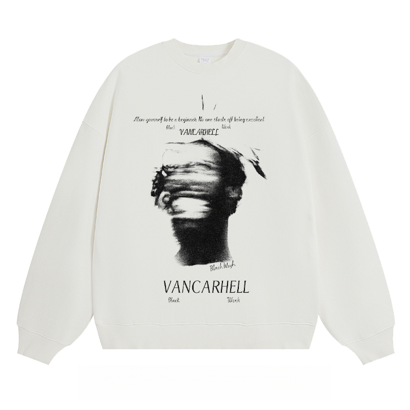 Vancarhell Artistic Portrait - Classic Unisex Fit Crewneck Sweatshirt
