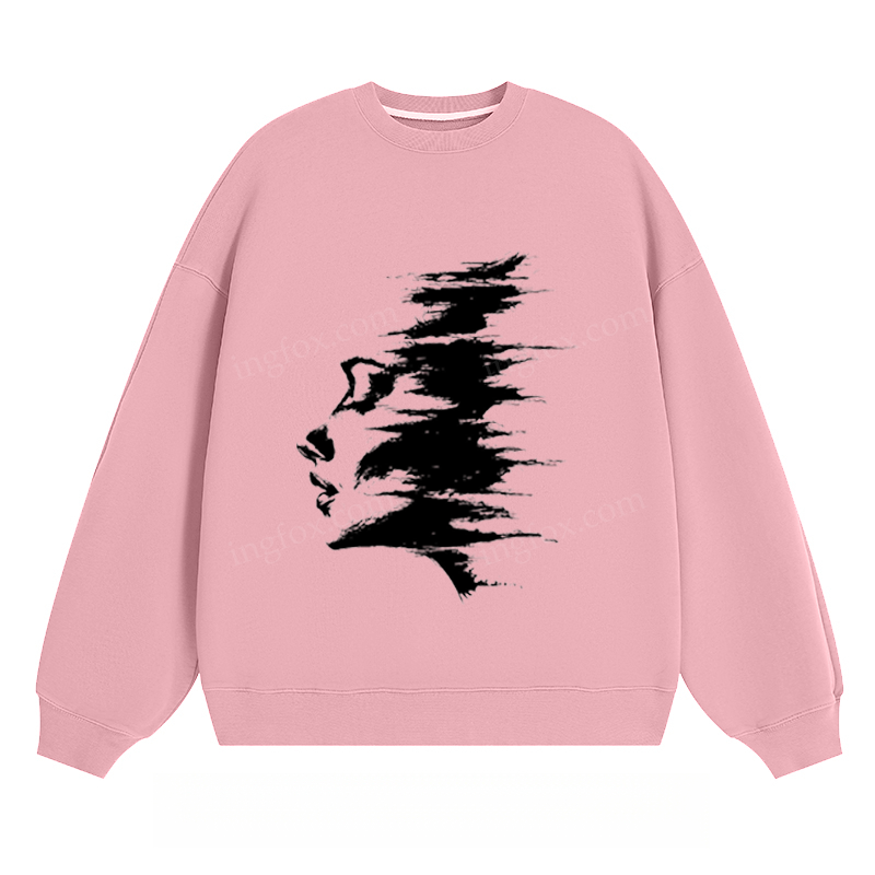 Distorted Portrait - Classic Unisex Fit Hoodie