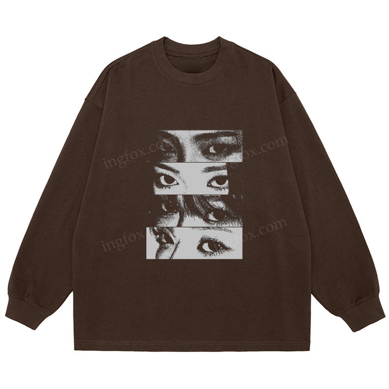Eyes Collage - Classic Unisex Fit Cotton Long Sleeve Tee