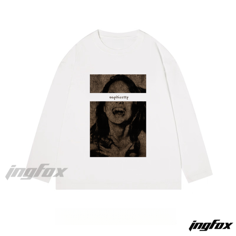 Vintage Scream - Classic Cotton Long Sleeve Tee
