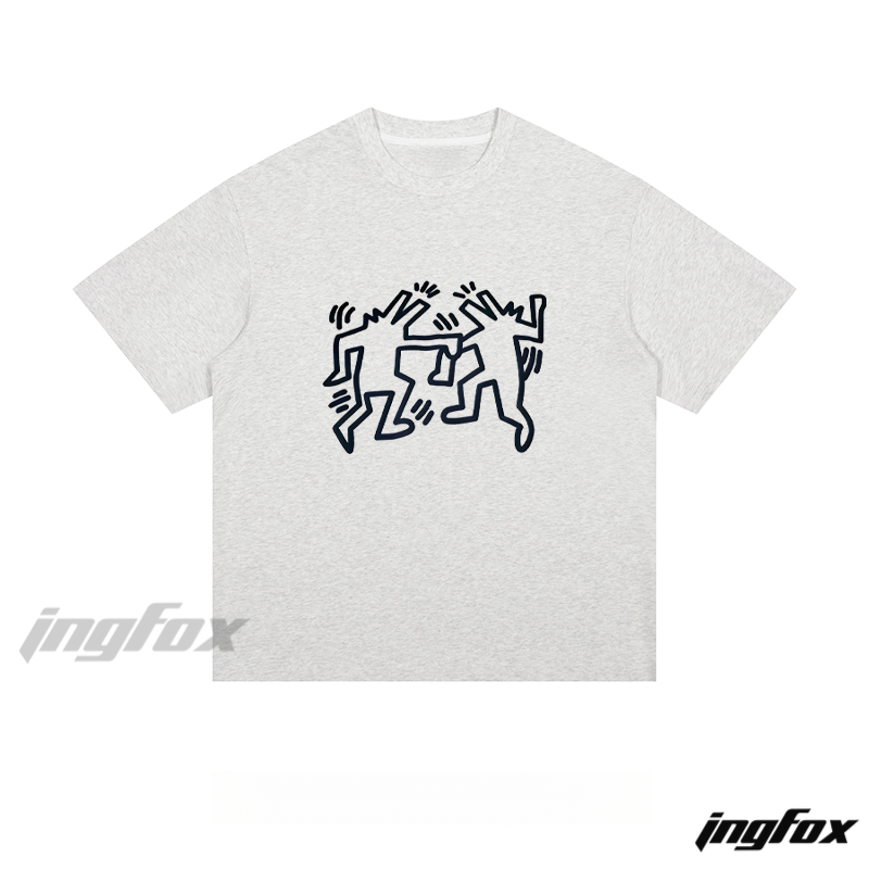Keith Haring - Inspired Doodle - Loose Fit Short Sleeve T-Shirt