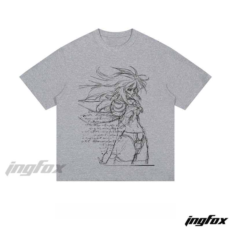 Anime Sketch & Script - Loose Fit Short Sleeve T-Shirt