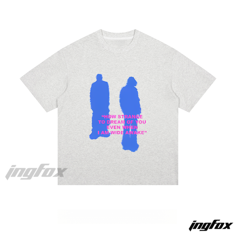 Dreamy Silhouette & Quote - Loose Fit Short Sleeve T-Shirt