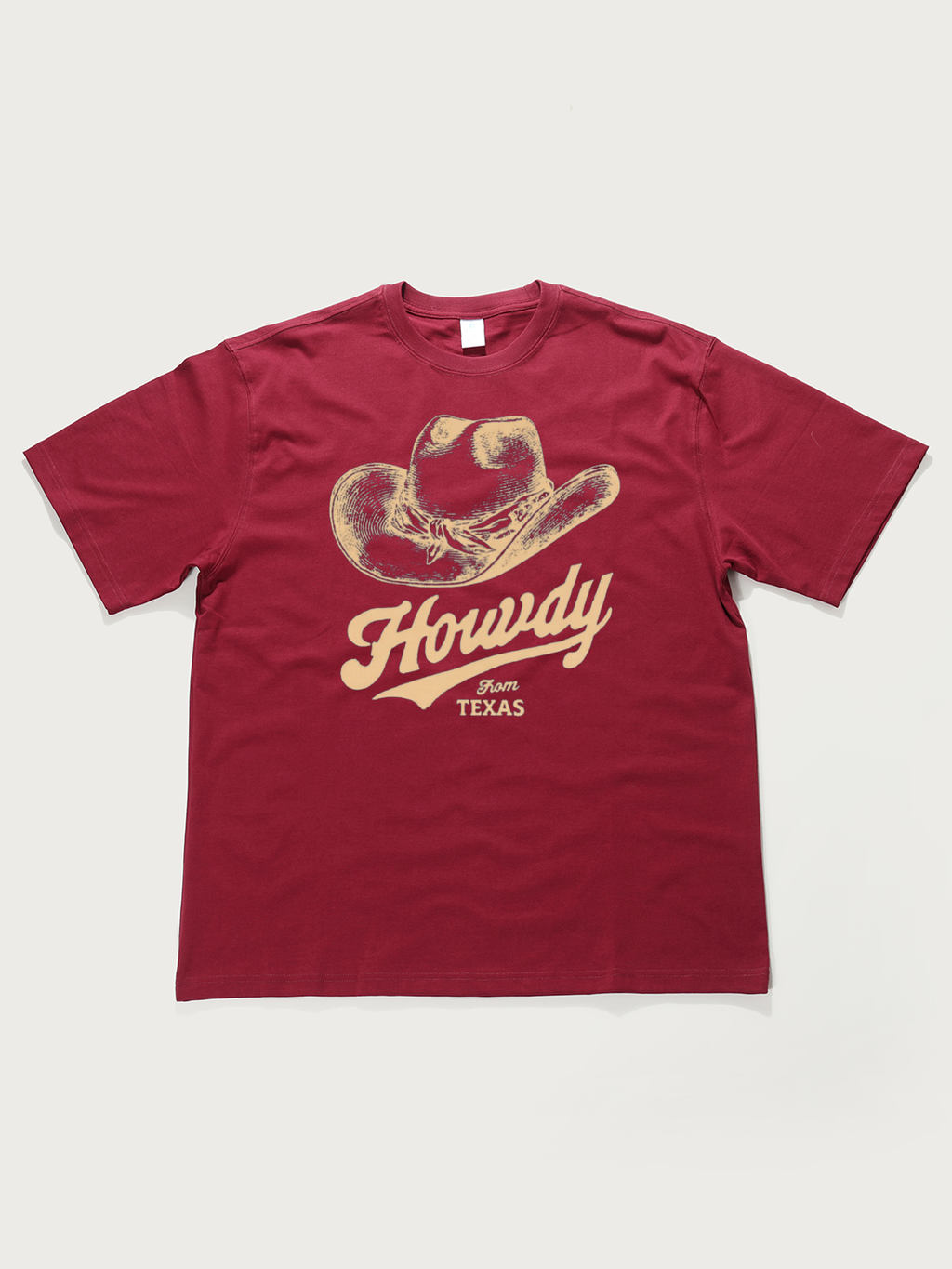 Howdy From Texas - Unisex Retro Cotton Short Sleeve T-Shirt
