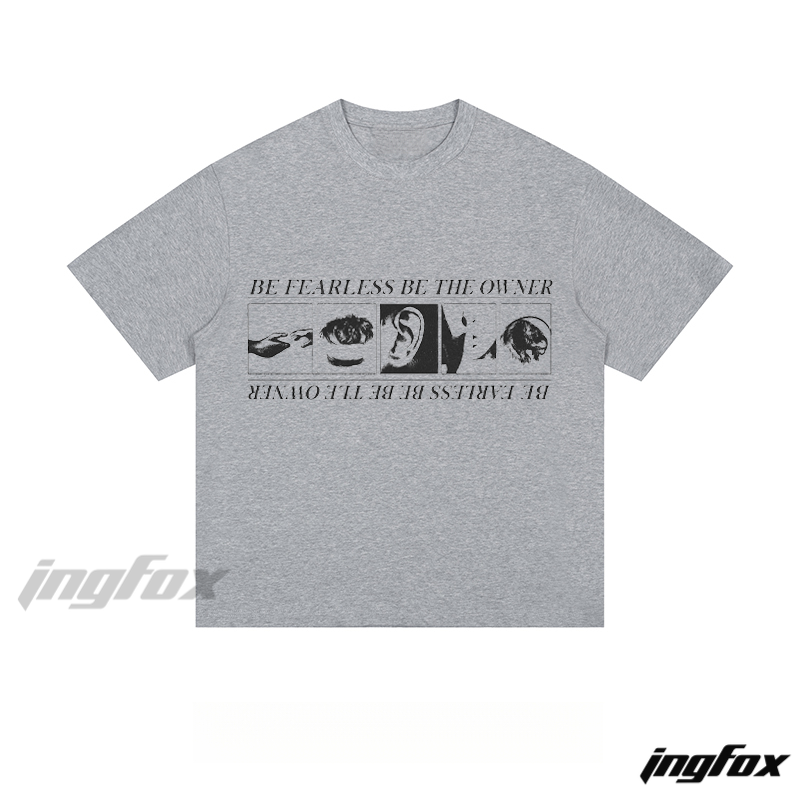 Fearless Owner Graphic - Loose Fit Short Sleeve T - Shirt