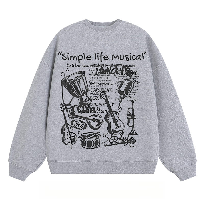 "Simple Life Musical" - Classic Unisex Fit Crewneck Sweatshirt