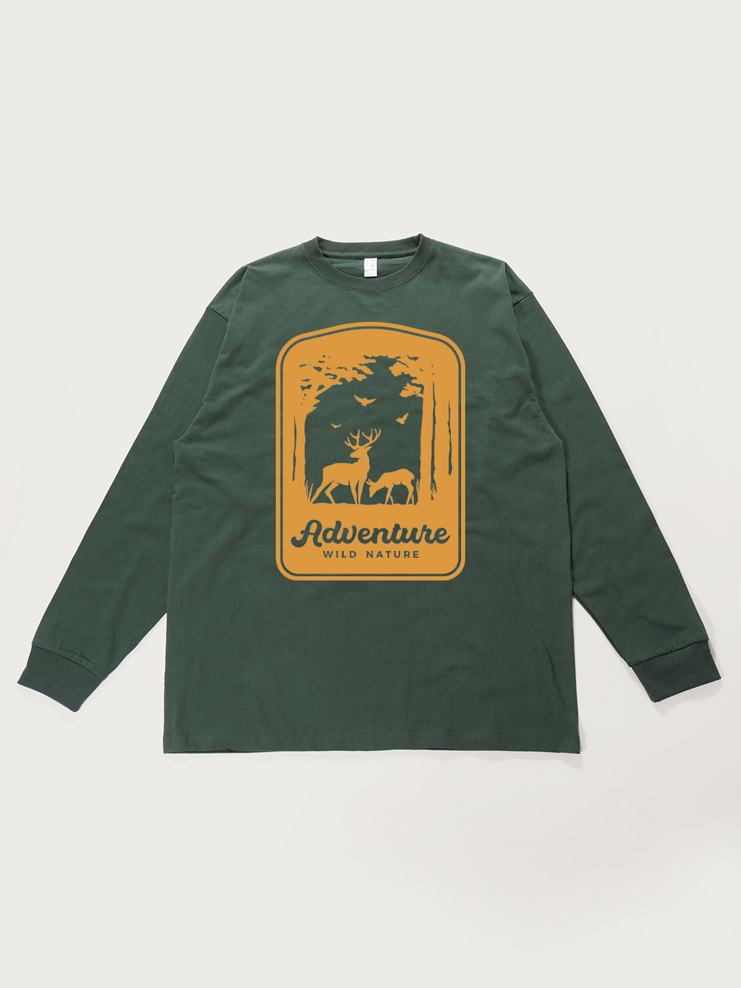 Adventure Wild Nature - Unisex Retro Cotton Long Sleeve T-Shirt