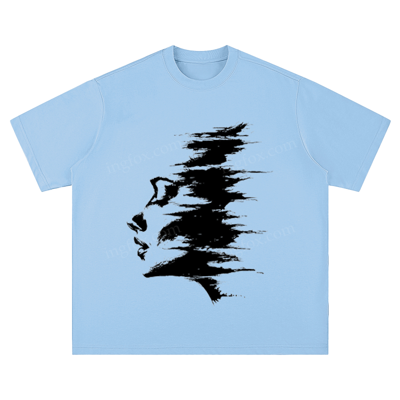 Abstract Face - Unisex Fit Short Sleeve T - Shirt