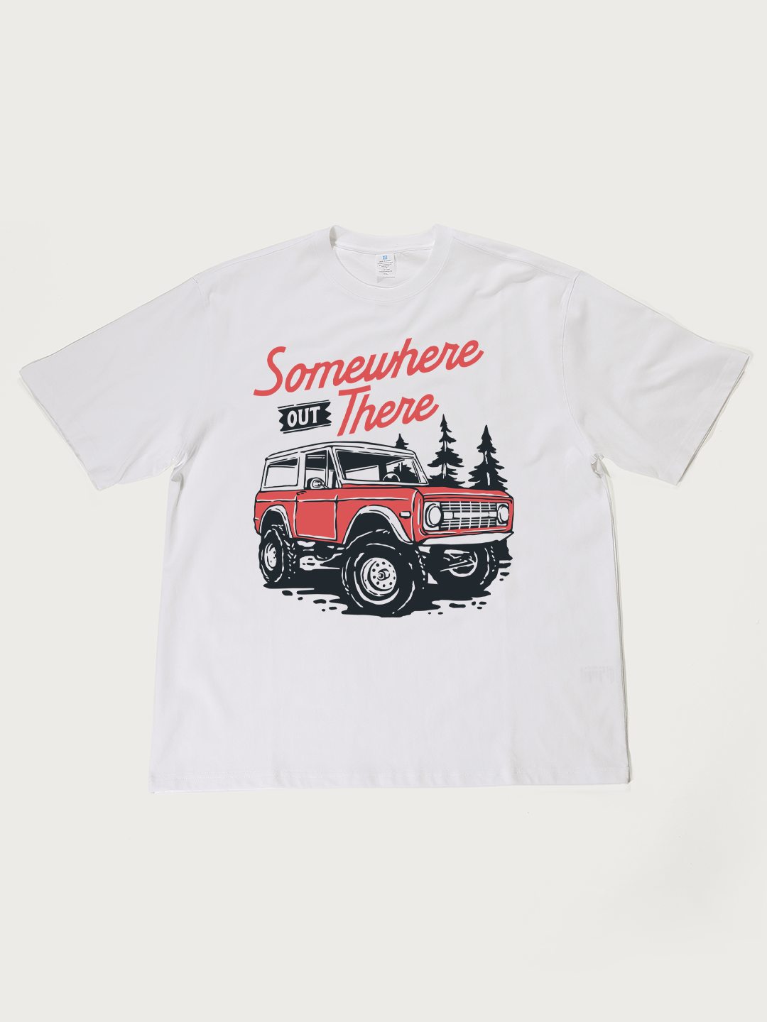 Somewhere Out There Off-Road - Unisex Retro Cotton Short Sleeve T-Shirt