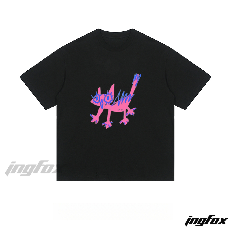 Playful Creature - Loose Fit Short Sleeve T - Shirt