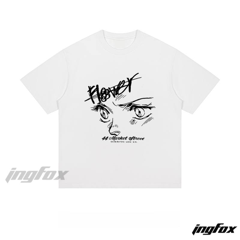 Anime Eye “44 Market Street” - Loose Fit Short Sleeve T-Shirt