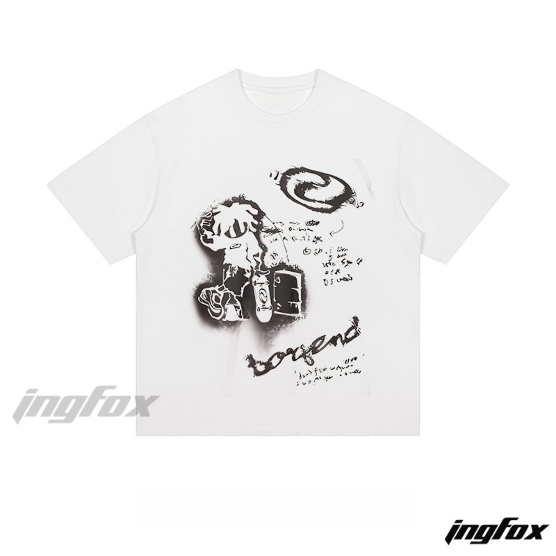 Graffiti - Art Skate Vibe - Loose Fit Short Sleeve T - Shirt