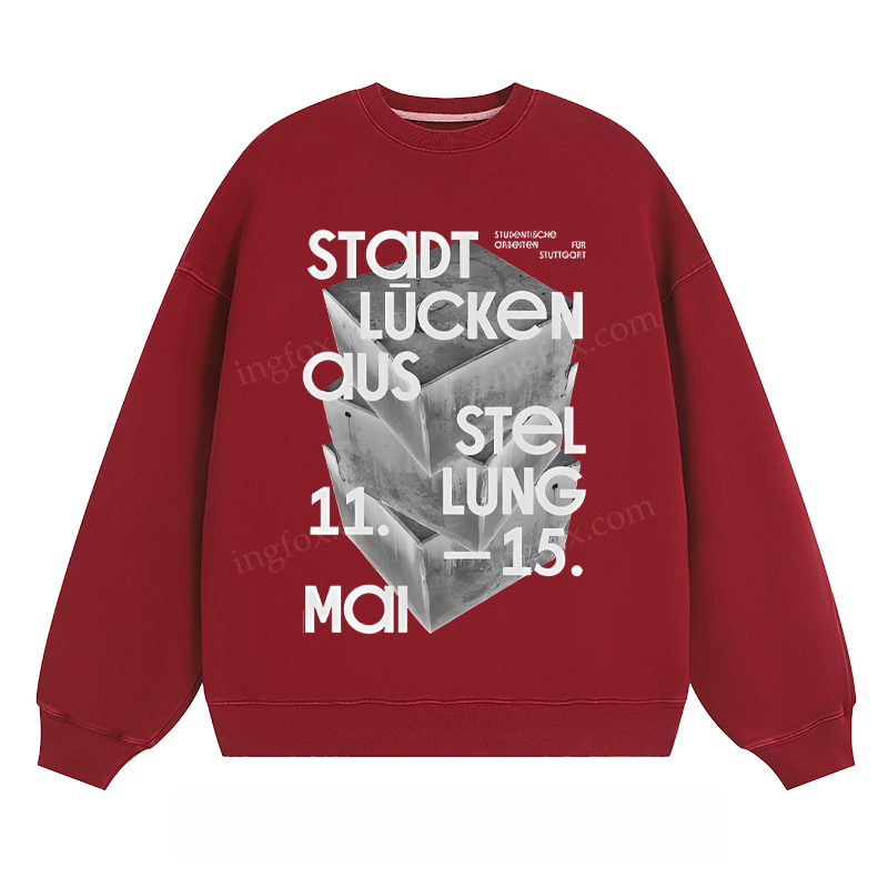 Stadt Lücken Exhibition - Classic Unisex Fit Crewneck Sweatshirt
