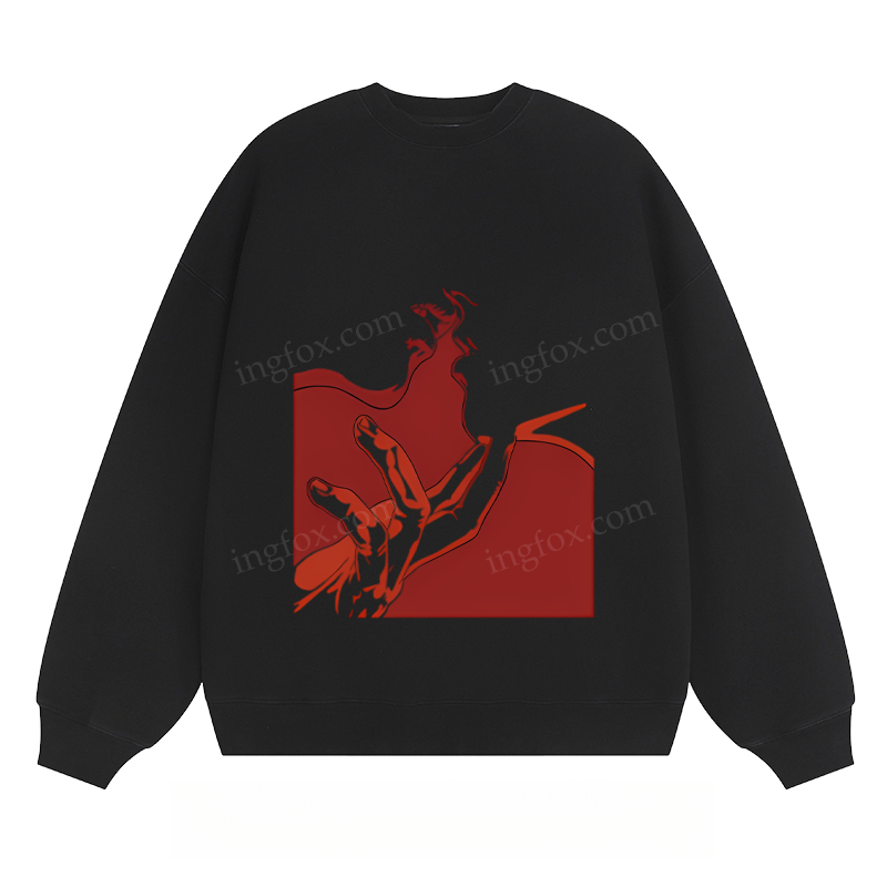 Red Hand & Figure - Classic Unisex Fit Crewneck Sweatshirt