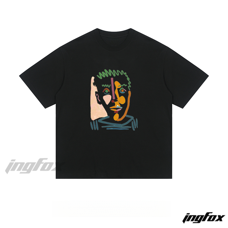 Abstract Portrait - Loose Fit Short Sleeve T - Shirt