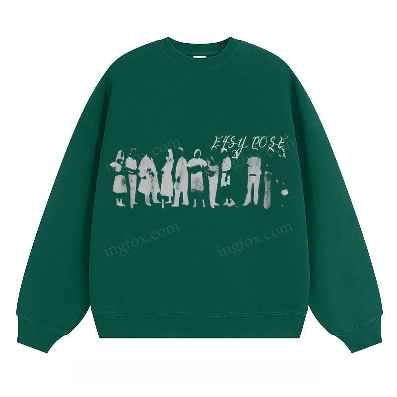 Easy Pose - Classic Unisex Fit Crewneck Sweatshirt