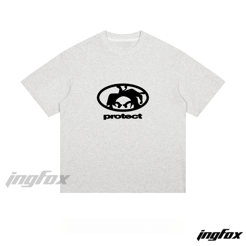 "Protect" Silhouette Graphic - Loose Fit Short Sleeve T-Shirt