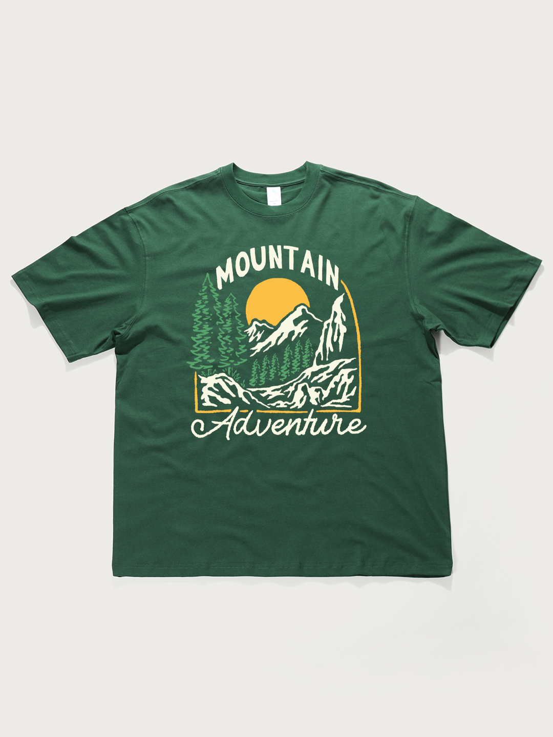 Mountain Adventure - Unisex Retro Cotton Short Sleeve T-Shirt
