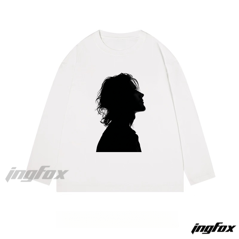 Silhouette Portrait - Classic Cotton Long Sleeve Tee