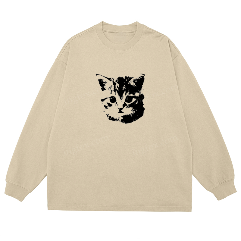 Cute Kitten - Classic Unisex Fit Cotton Long Sleeve Tee