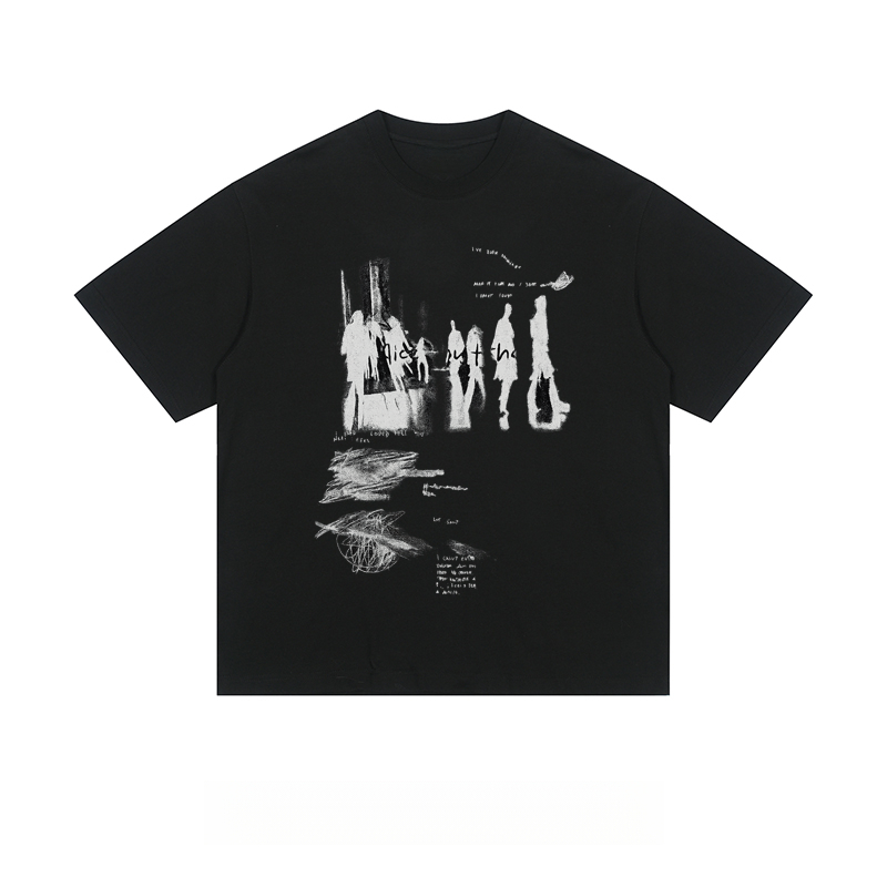 Urban Sketch - Loose Fit Short Sleeve T - Shirt