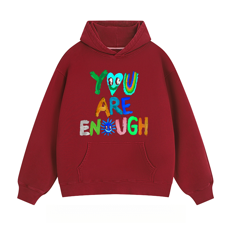 "You Are Enough" - Classic Unisex Fit Hoodie