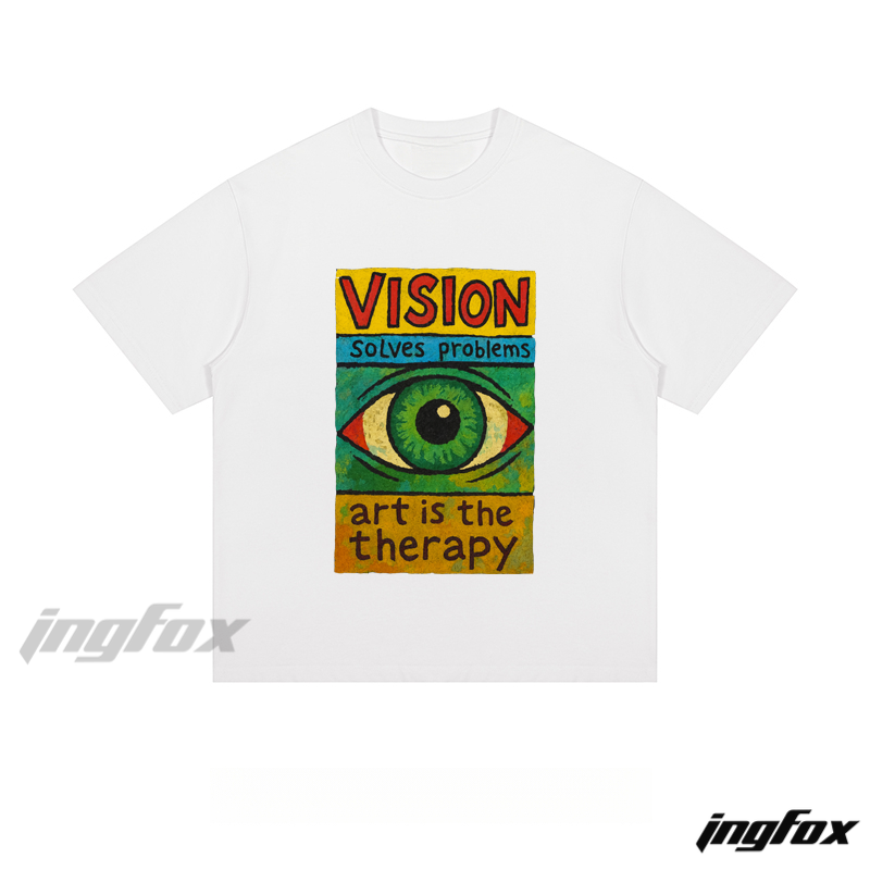 Art Therapy Graphic - Loose Fit Short Sleeve T - Shirt