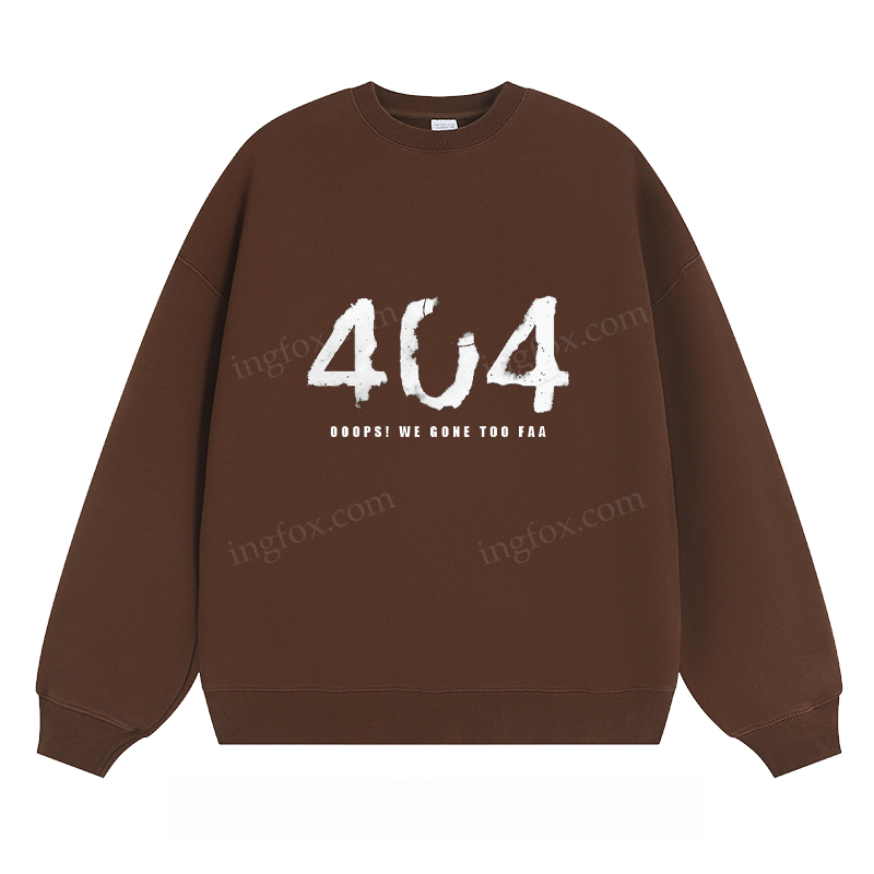 404 Error Graphic - Classic Unisex Fit Crewneck Sweatshirt