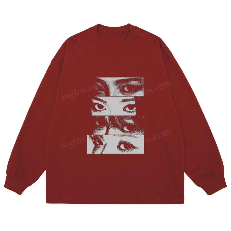 Eyes Collage - Classic Unisex Fit Cotton Long Sleeve Tee
