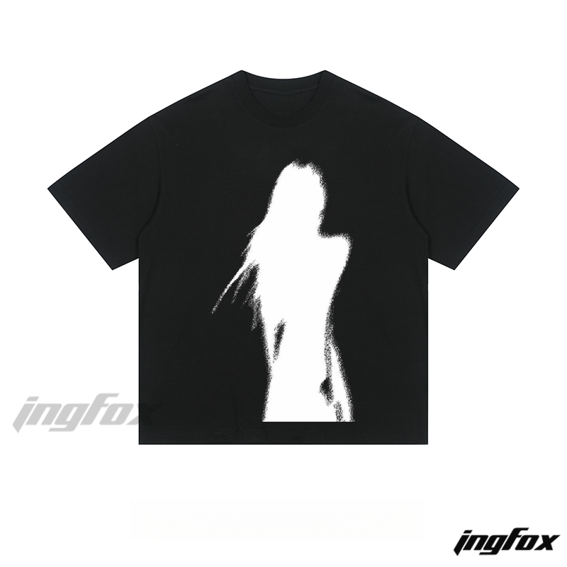 Mystery Silhouette - Loose Fit Short Sleeve T-Shirt