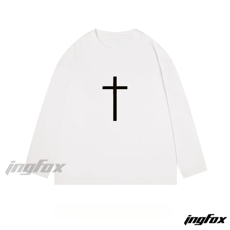 Cross Graphic - Classic Cotton Long Sleeve Tee