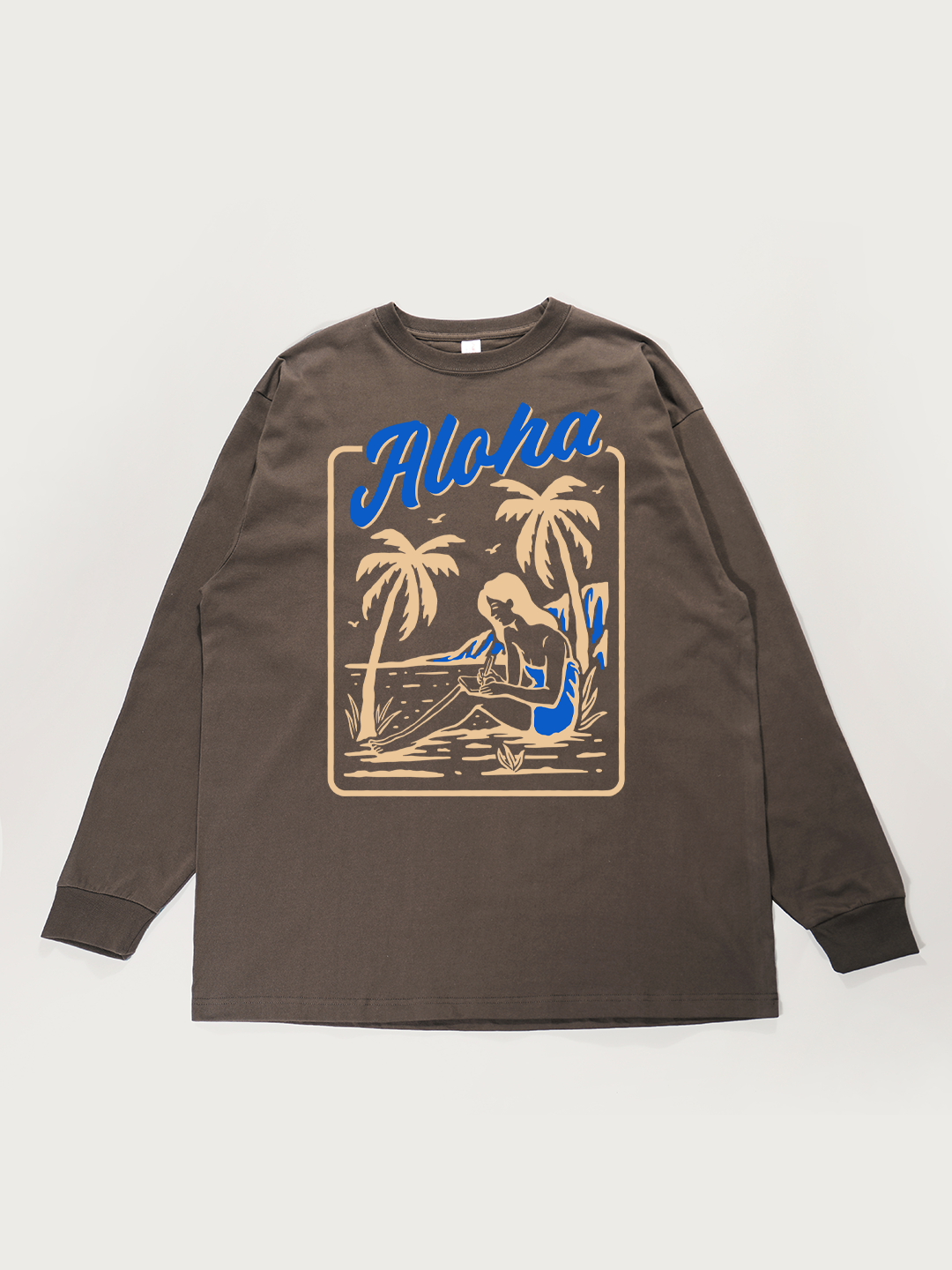 Aloha Hawaiian - Unisex Retro Cotton Long Sleeve T-Shirt