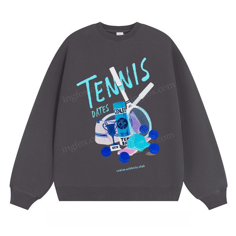 Tennis Dates - Classic Unisex Fit Crewneck Sweatshirt