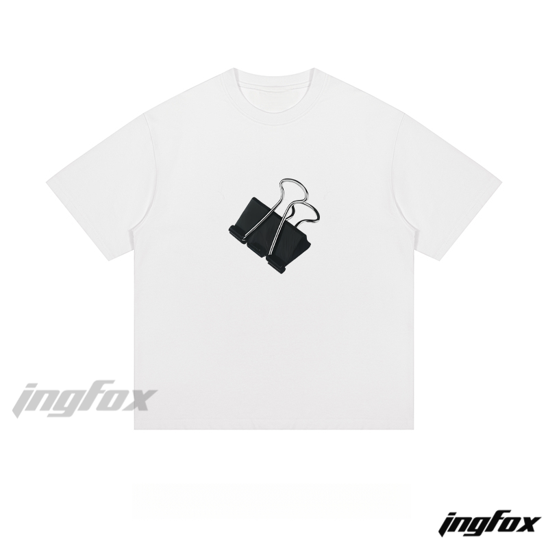 Minimalist Binder Clip - Loose Fit Short Sleeve T-Shirt