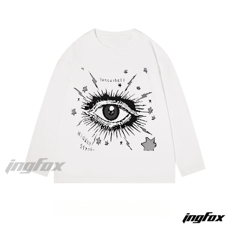 Starburst Eye - Classic Cotton Long Sleeve Tee