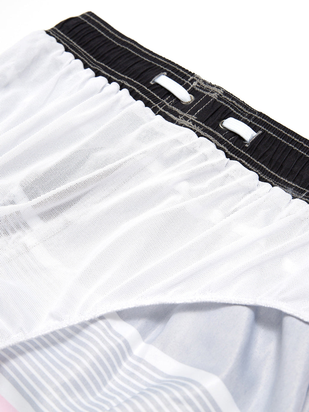 Men's Casual Multicolor Striped Summer Shorts Swimming Trunks