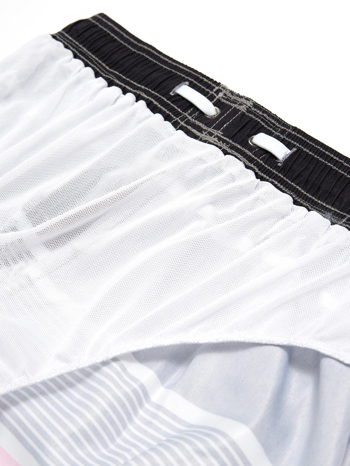 Men's Casual Multicolor Striped Summer Shorts Swimming Trunks