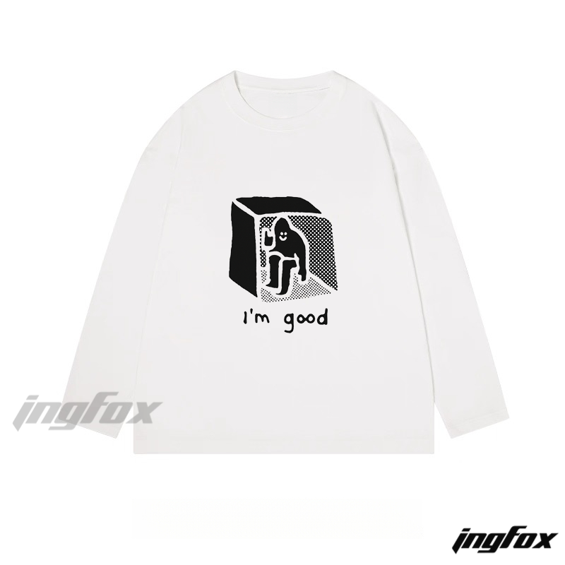 Cube Ape - Classic Cotton Long Sleeve Tee