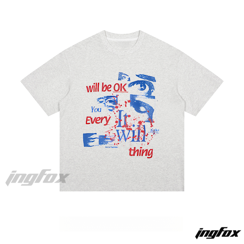 Hope Collage - Loose Fit Short Sleeve T - Shirt