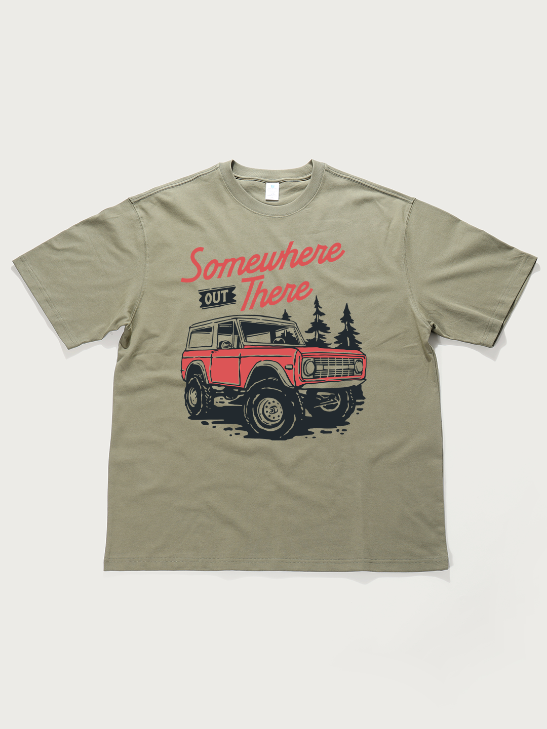 Somewhere Out There Off-Road - Unisex Retro Cotton Short Sleeve T-Shirt