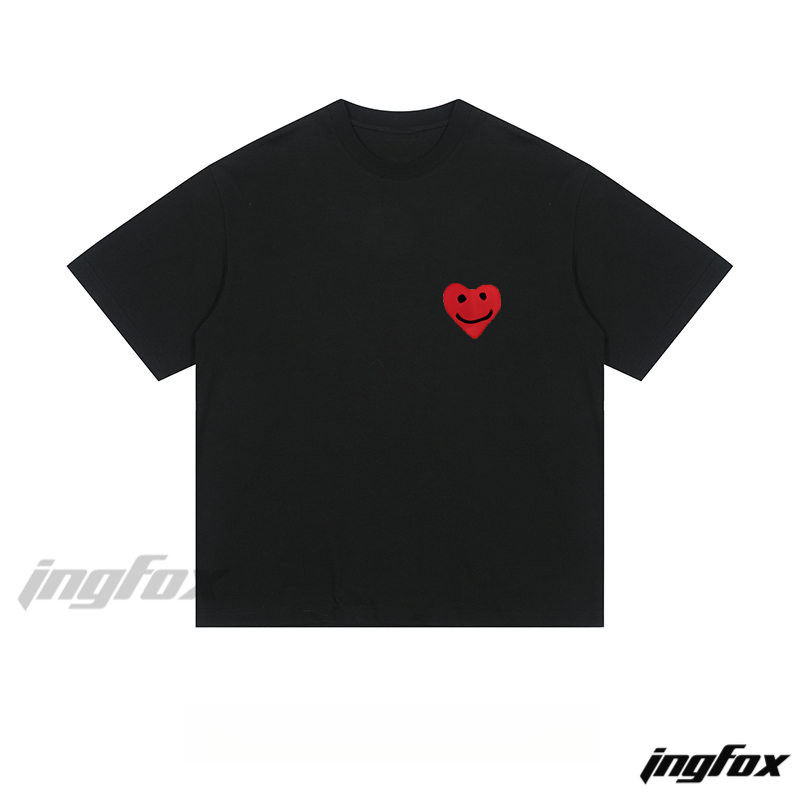 Cute Smiling Heart - Loose Fit Short Sleeve T-Shirt