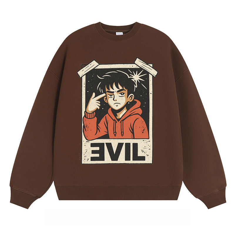 Evil Graphic - Classic Unisex Fit Crewneck Sweatshirt
