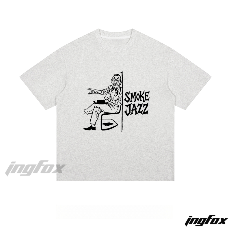 Smoke Jazz - Loose Fit Short Sleeve T - Shirt