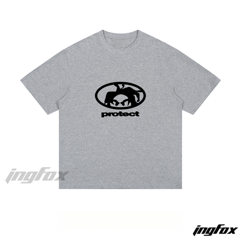 "Protect" Silhouette Graphic - Loose Fit Short Sleeve T-Shirt